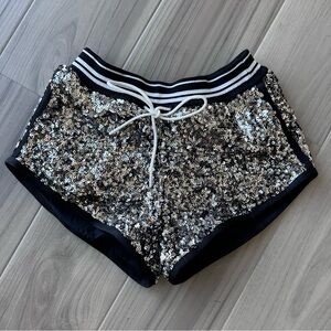 Free People Shining Star Sequin Shorts